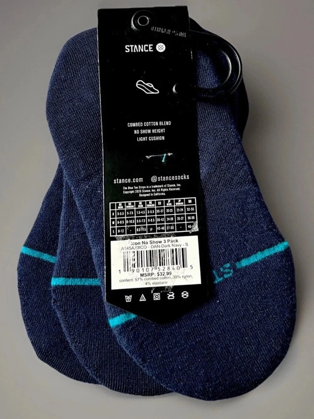 STANCE Women’s Casual Cotton Sport Socks Cushion No-Show *2 PACKS (of 3)